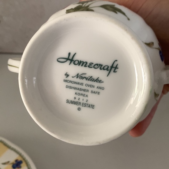 Sugar Bowl‎ with lid - Summer Estate (Ireland) by NORITAKE - Picture 6 of 8